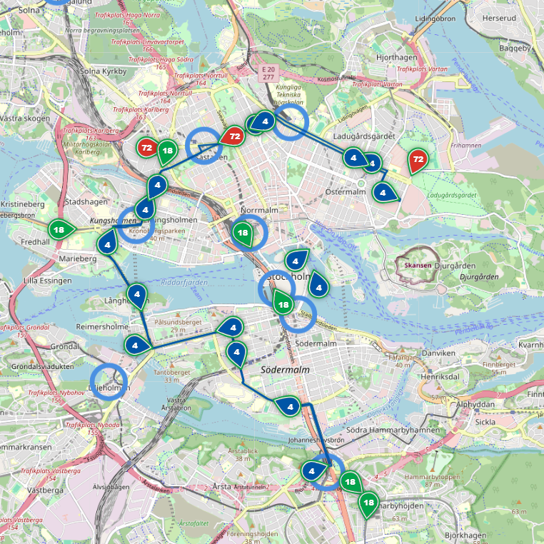 SL Störningar Stockholm - Se Störningar på Bästa LIVE-kartan