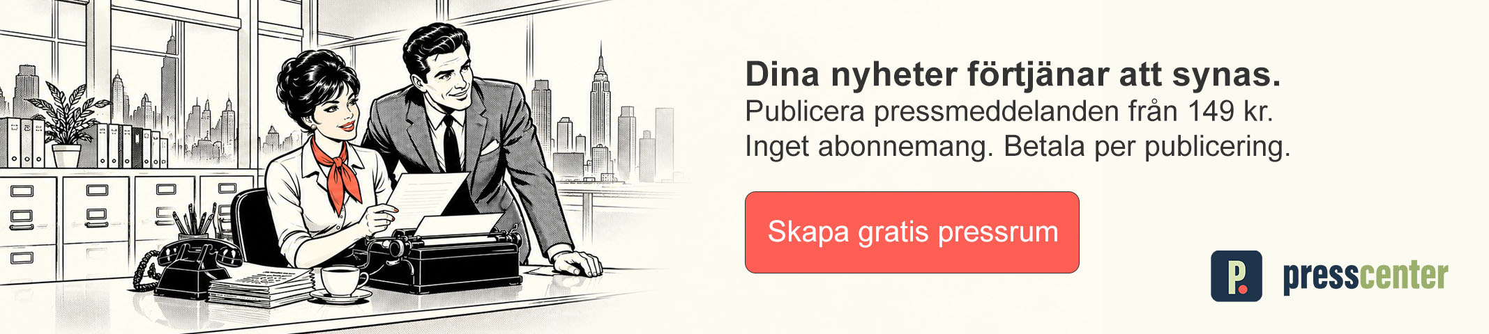 Presscenter Registrera dig och skicka pressreleaser redan idag!